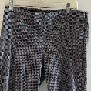 Black and White Patterned Pants